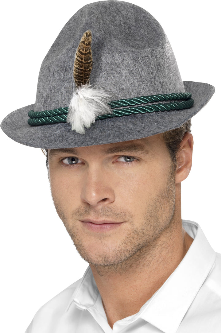 German Trenker Hat with Feather