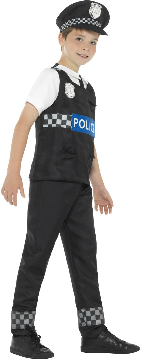 Boys Cop Policeman Officer Uniform Costume