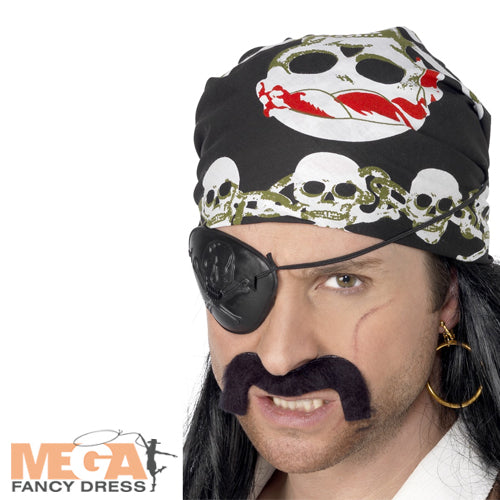 Pirate Bandana Costume Accessory Swashbuckling Look