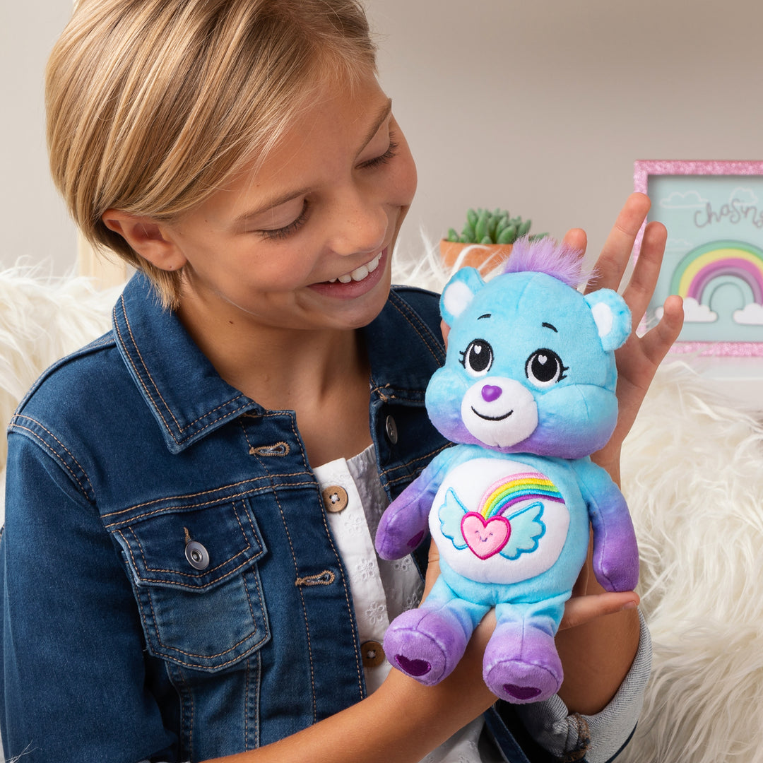 Official 22cm Glitter Dream Bright Care Bear