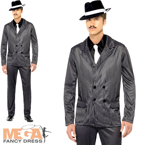 Gangster Mens Costume Classic Outlaw Outfit