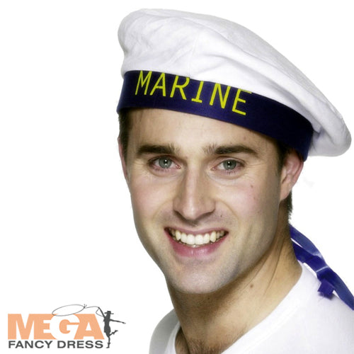 Marine Sailors Hat Nautical Costume Accessory