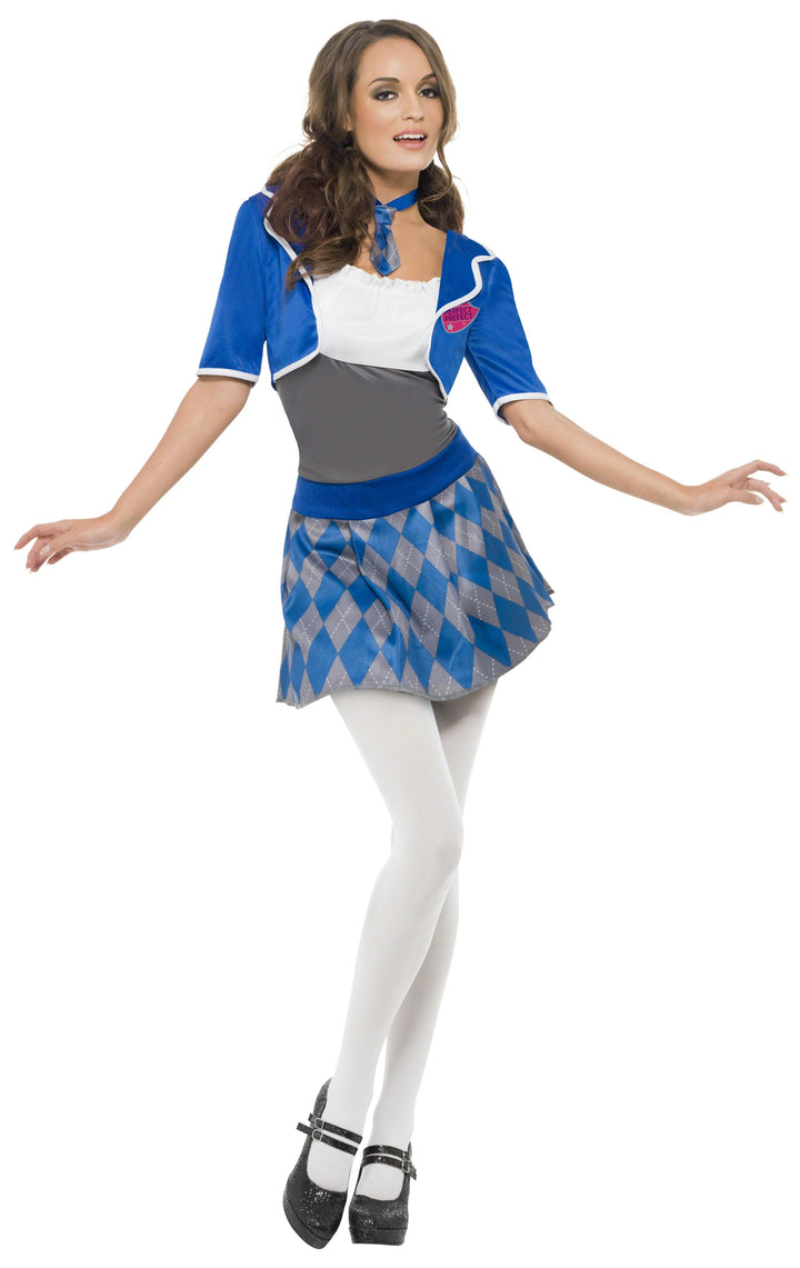 Ladies School Girl Fancy Dress Uniform Costume Outfit