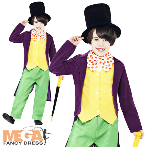 Roald Dahl Willy Wonka Kids Book Day Costume