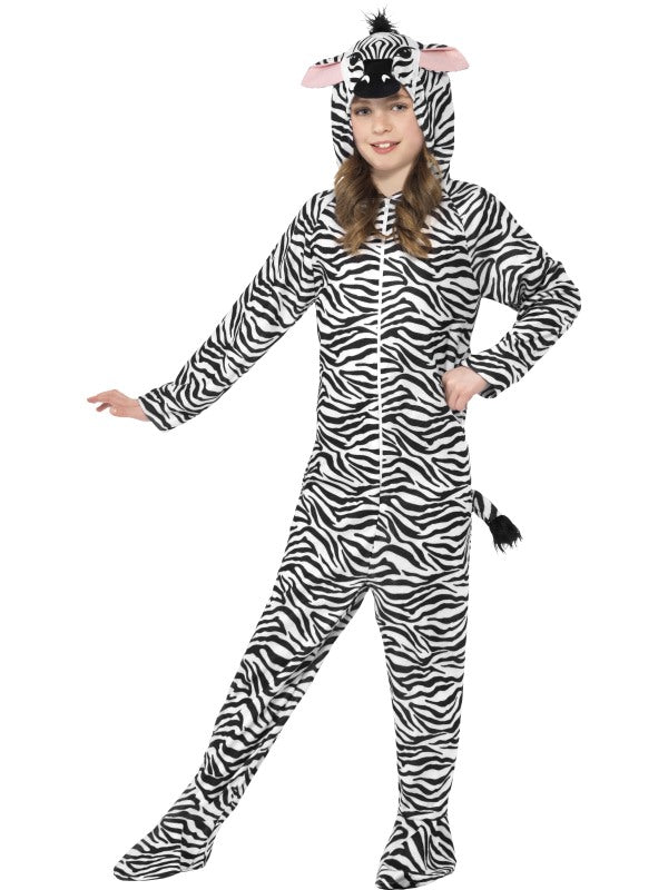 Kids Zebra Animal Zoo Costume