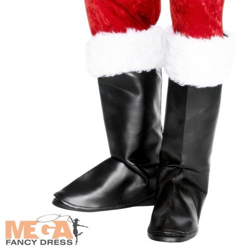 Santa Boot Covers Christmas Costume Accessory