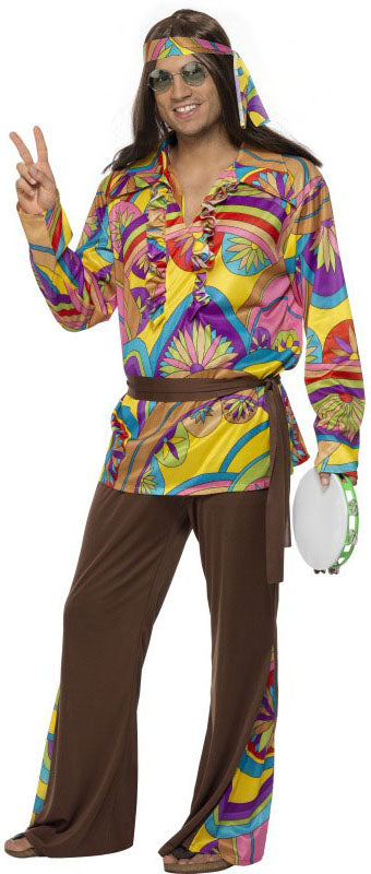 60s Psychedelic Hippie Fancy Dress Costume