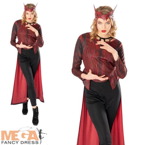 Superhero Licensed Ladies Scarlet Witch Costume