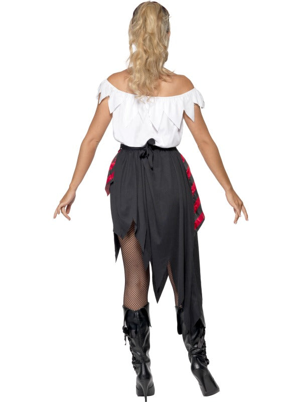 Ladies Pirate Wench Fancy Dress Pirates Party Costume
