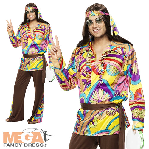 60s Psychedelic Hippie Fancy Dress Costume