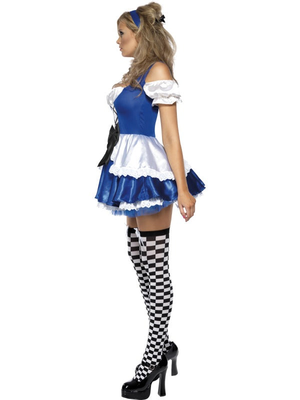 Ladies Sexy Wonderland Fairy Tale Alice Book Day Costume