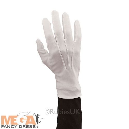 Mens White Gloves