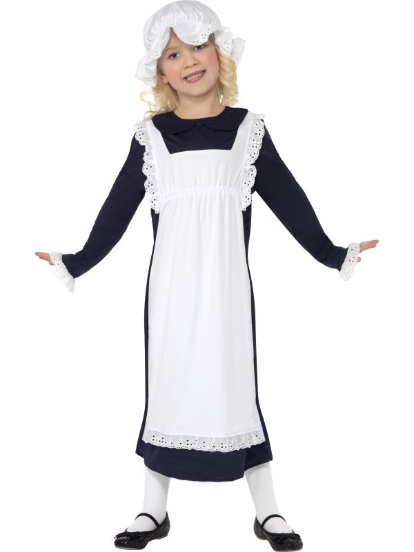 Historical Poor Victorian Girls Fancy Dress Costume