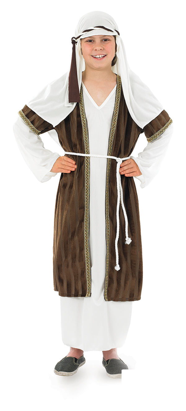 Christmas White and Brown Shepherd Boys Costume