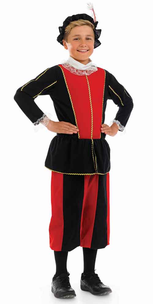 Historical Boys Tudor Fancy Dress Costume