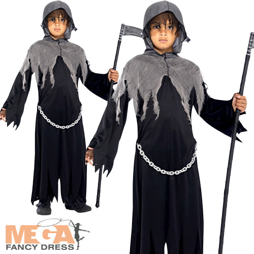 Boys Halloween Grim Reaper Robe Costume