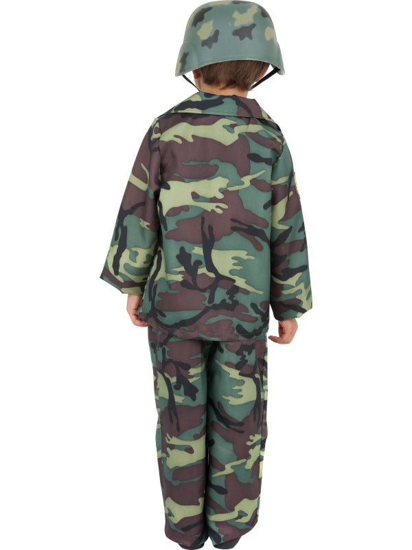 Boys Army Toy Soldier Camouflage Uniform Costume