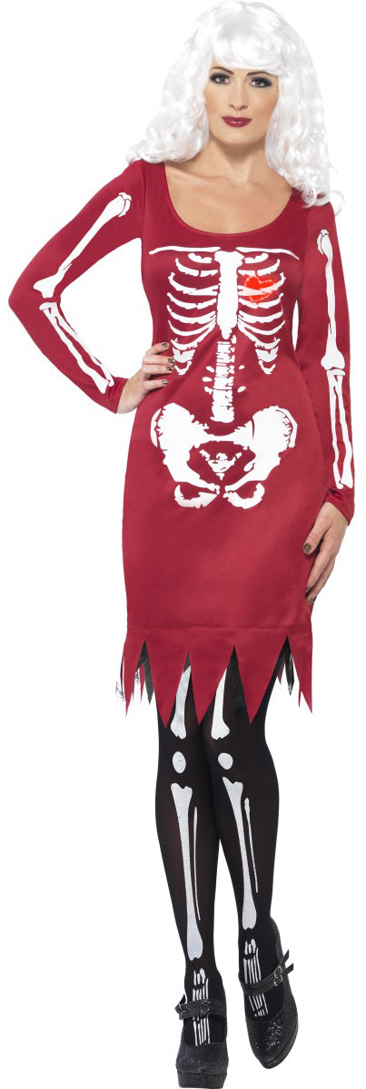 Ladies Beauty Bones Day of the Dead Halloween Costume