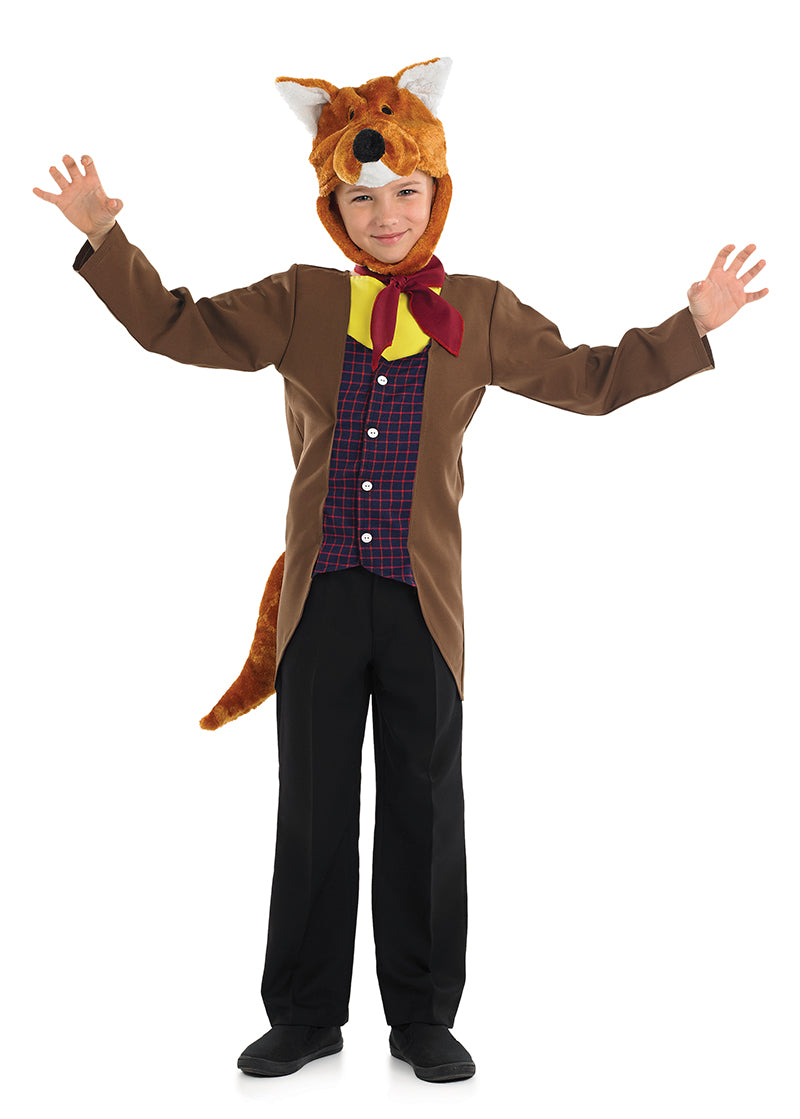 Boys Mr Fantastic Fox Animal World Book Day Costume