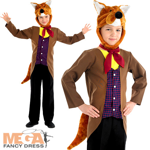 Boys Mr Fantastic Fox Animal World Book Day Costume
