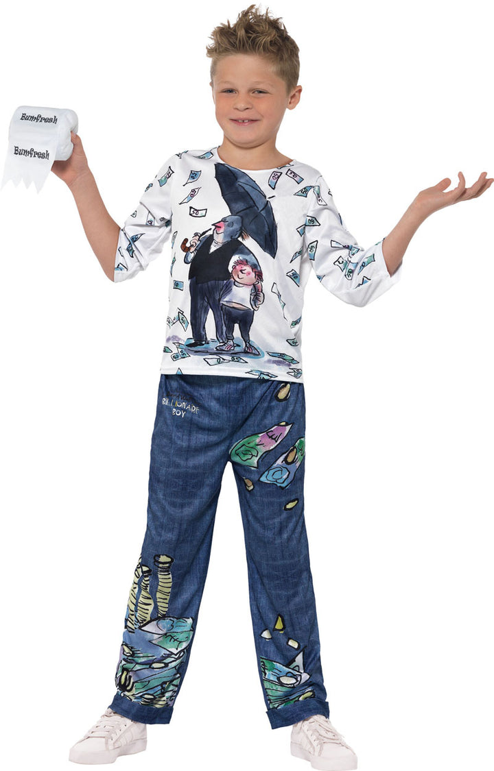 David Walliams-Themed Deluxe Billionaire Boy Costume