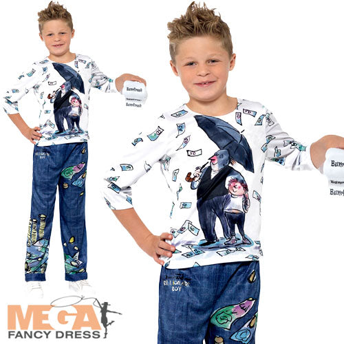 David WalliamsThemed Deluxe Billionaire Boy Costume Mega Fancy Dress