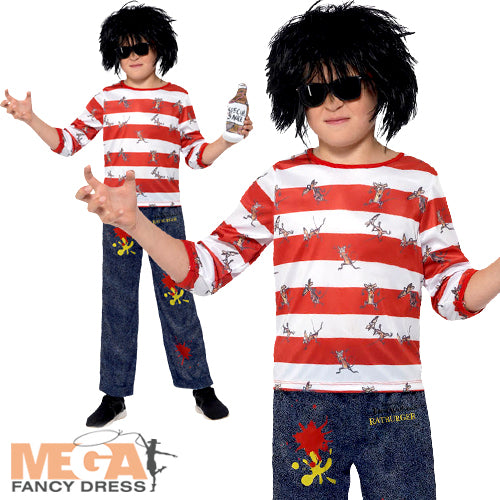 David Walliams-Themed Deluxe Ratburger Boys Costume