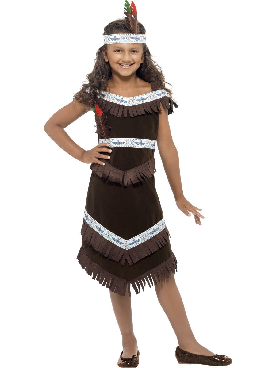 Kids Native American Indian Dress Costume