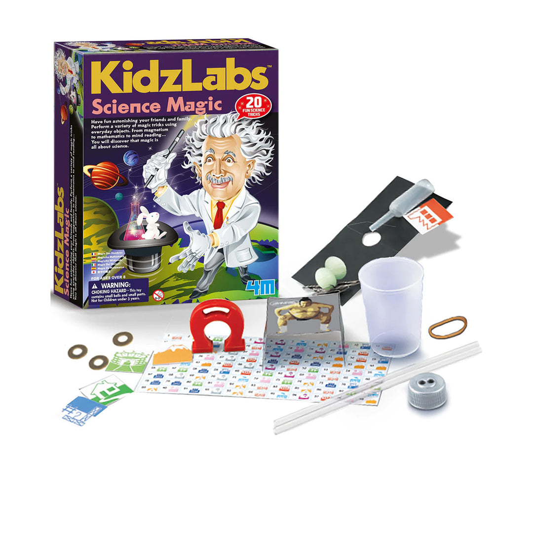 KidzLabs Science Magic 20 Fun Tricks Educational Stem Science Kit