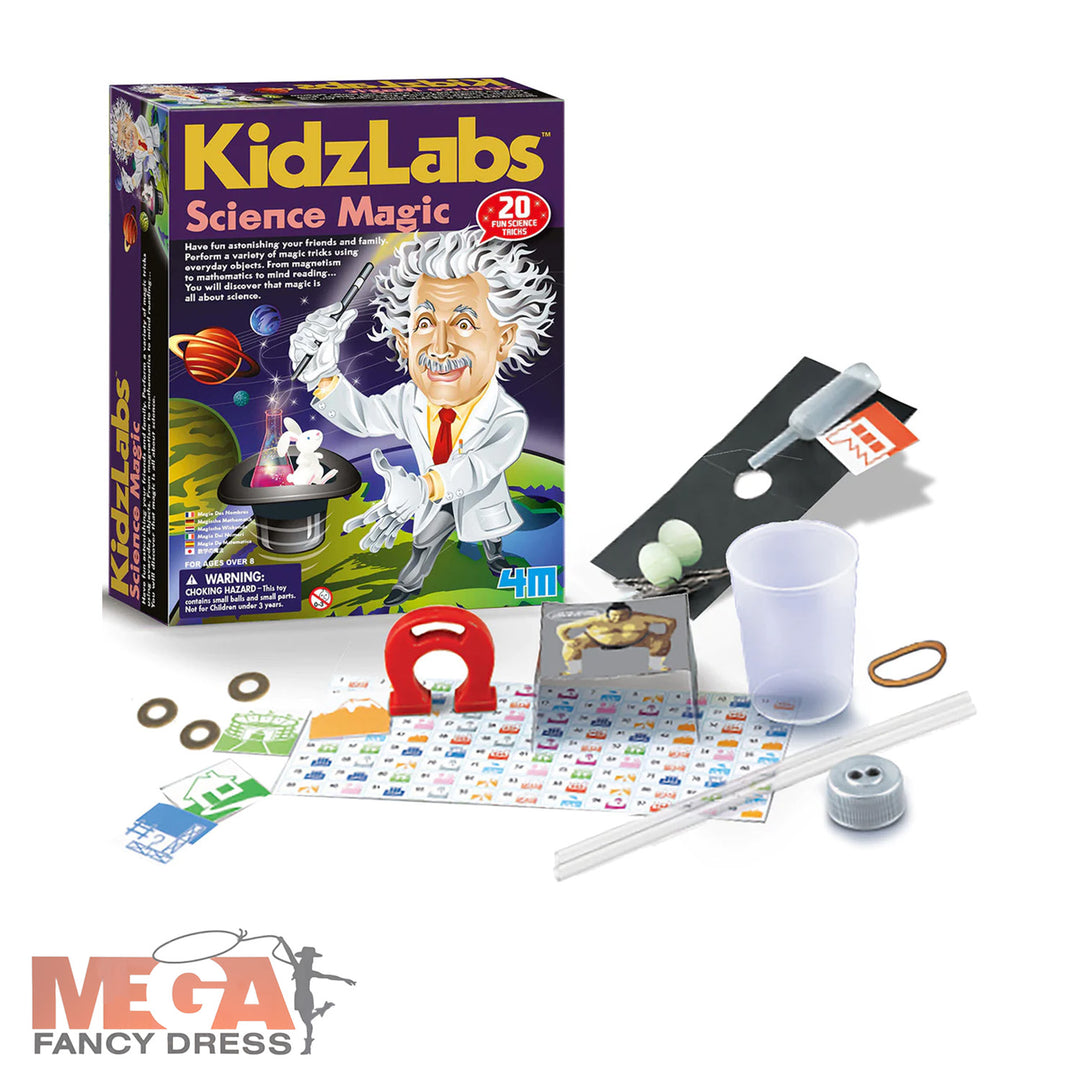 KidzLabs Science Magic 20 Fun Tricks Educational Stem Science Kit