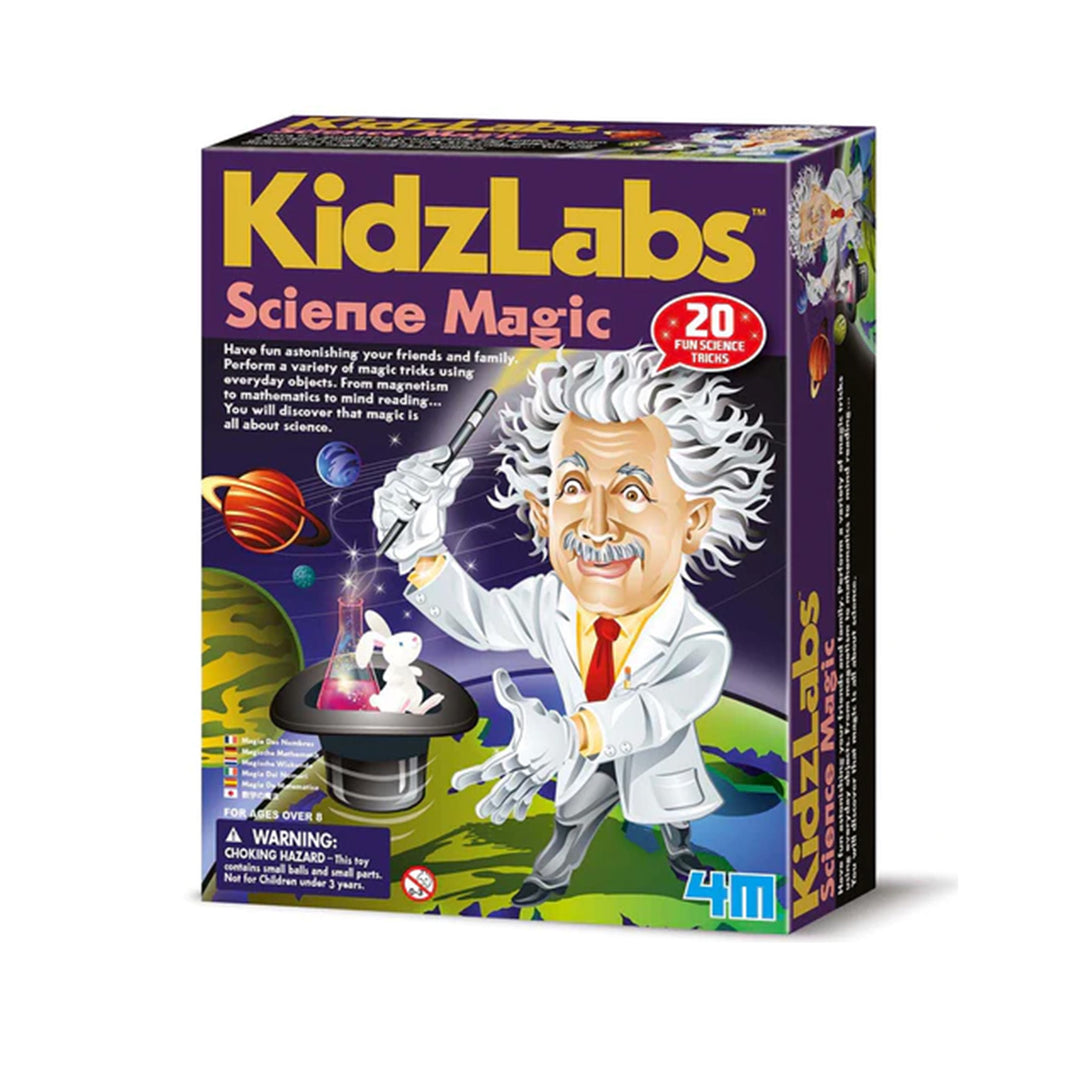 KidzLabs Science Magic 20 Fun Tricks Educational Stem Science Kit