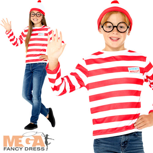 Wheres Wally-Themed Kids Costume Kit