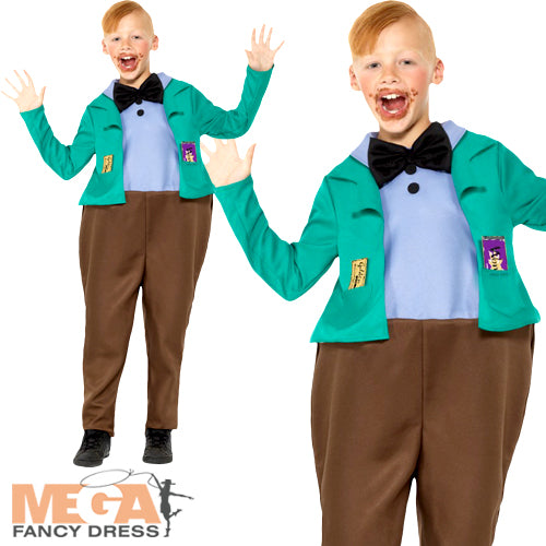 Roald Dahl-Themed Augustus Gloop Boys Costume