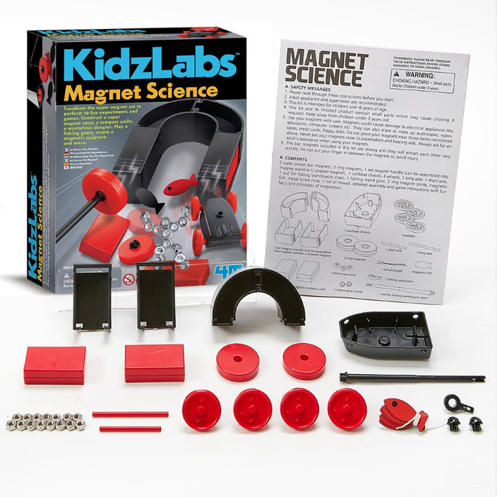 4M Kidz Labs Magnet Science Model Kit Educational Ages 7+