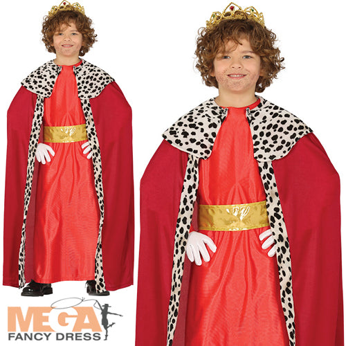 Red Wise Man Boys Christmas Nativity Costume