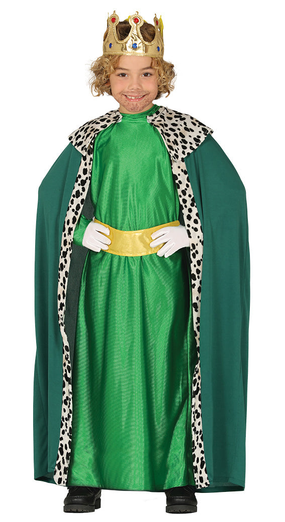 Boys Green Wise Man Christmas Nativity Three Kings Costume