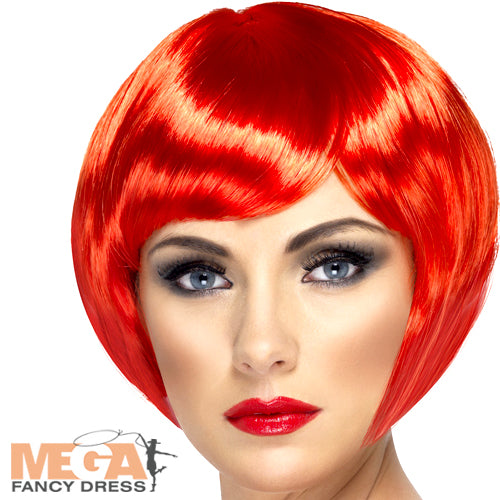 Red Babe Bob Wig