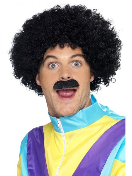Scouser Wig & Tash Set Character Costume Accessory