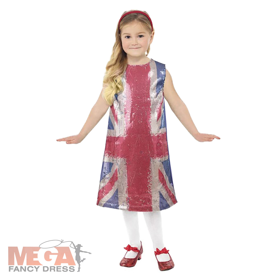 Glamorous Union Jack All That Glitters Dress