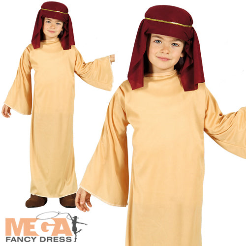 Boys Saint Joseph Christmas Nativity Shepherd Fancy Dress Costume