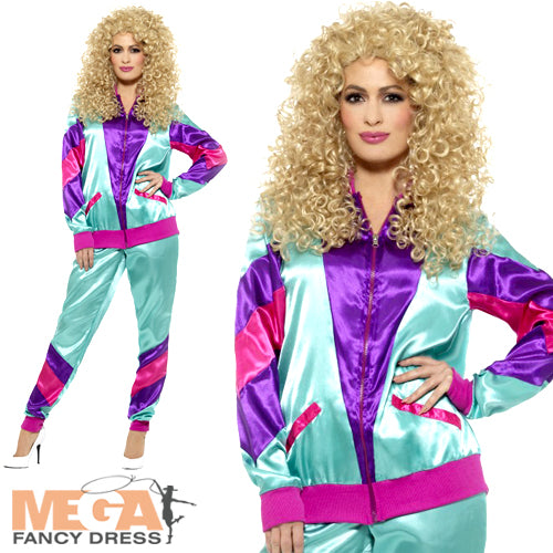 1980s Height of Fashion Shell Suit Female Costume