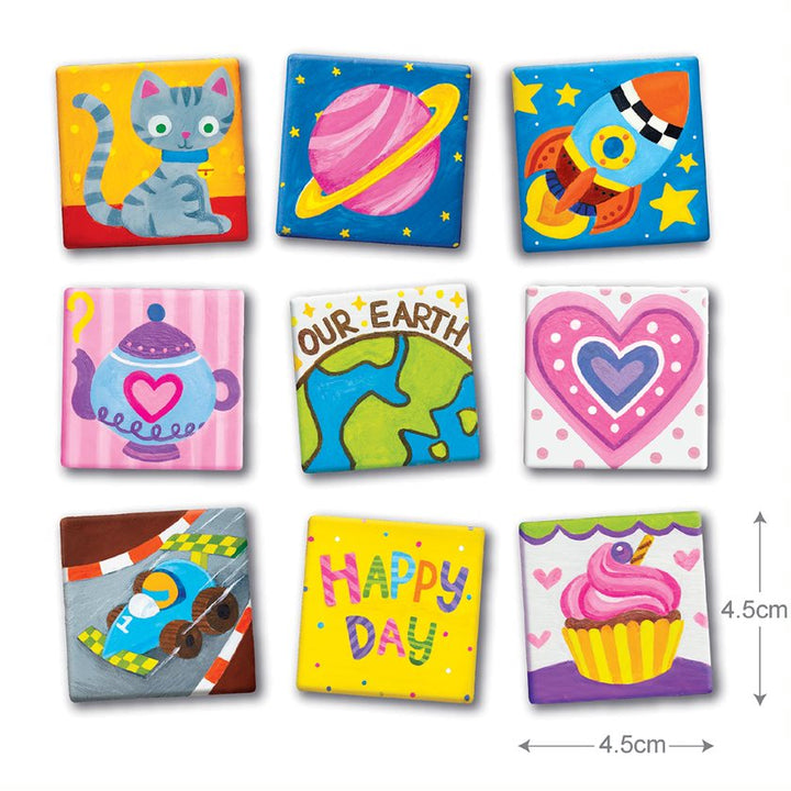 Kids 4M Magnetic Tile Art Kit Educational Arts & Crafts