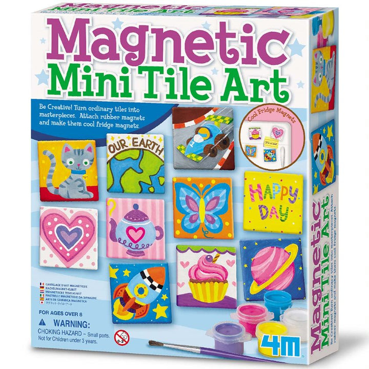 Kids 4M Magnetic Tile Art Kit Educational Arts & Crafts