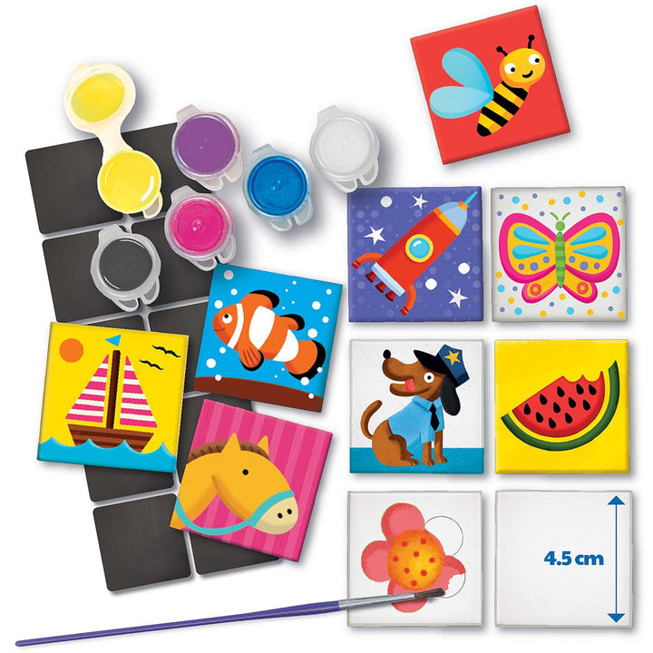Kids 4M Magnetic Tile Art Kit Educational Arts & Crafts