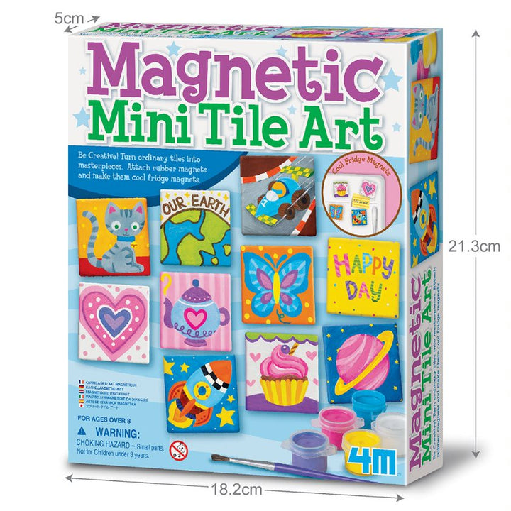Kids 4M Magnetic Tile Art Kit Educational Arts & Crafts