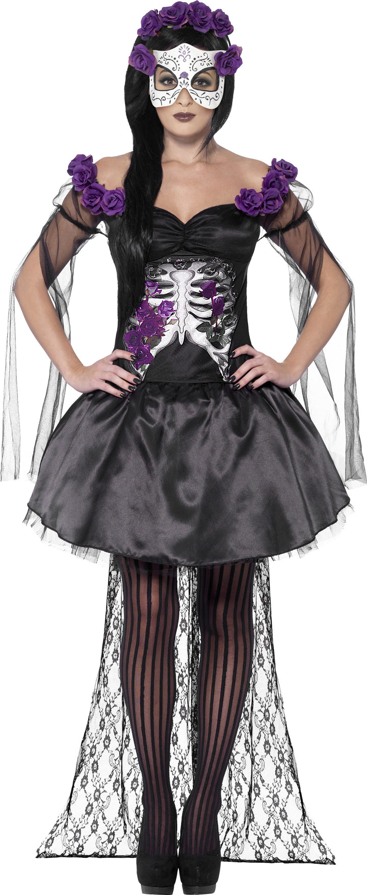 Day of the Dead Senorita Ladies Fancy Dress