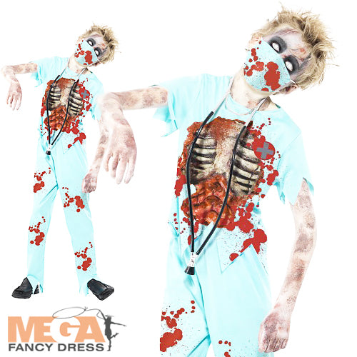 Terrifying Zombie Surgeon Costume