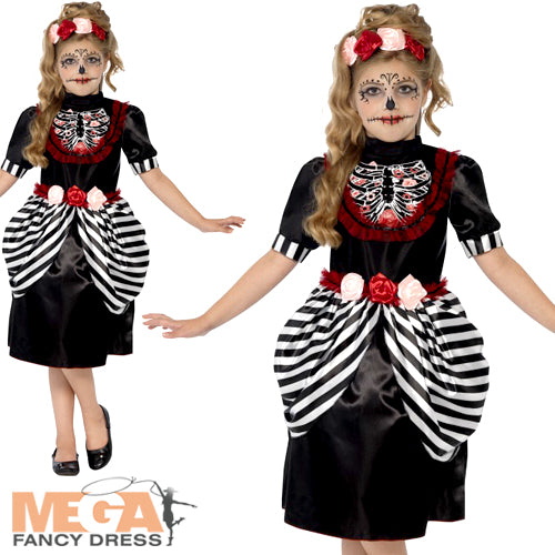 Day of the Dead Sugar Skull Girls Costume