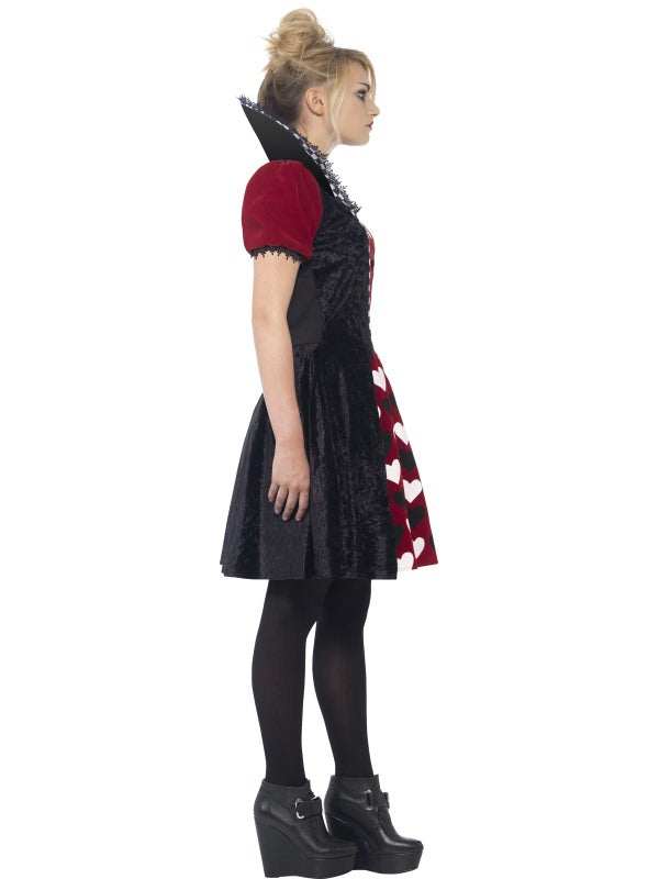 Deluxe Dark Red Queen Regal Ladies Costume