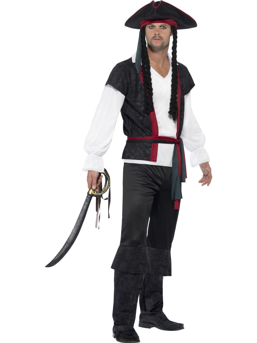 Aye Aye Pirate Captain Seafaring Men's Costume
